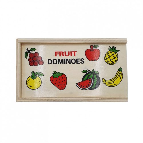 Jucarie de lemn Fruit Dominoes