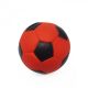 Jucarie chitaitoare pentru caini, in forma de minge de fotbal, rosie