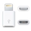 Adaptor MicroUSB to Lightning, alb