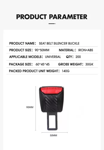 Set 2 adaptoare Carsun pentru prelungire/blocare avertizare centura