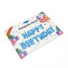 Set baloane din folie metalizata Happy Birthday, 40 cm, albastre