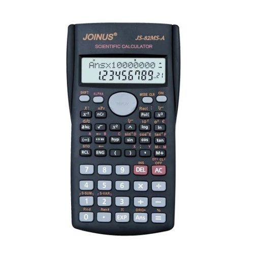 Calculator stiintific 10+2 Digits, JOINUS JS-82MS-C, 240 functii, carcasa protectie, negru 