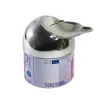 Scrumiera anti-vant, clapa rabatabila, metalica, model 500 euro
