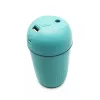 Umidificator si difuzor aromaterapie casa si auto, alimentare prin USB, purificator aer ultrasonic, 14 cm, turcoaz