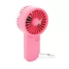 Mini-ventilator portabil, acumulator incorporat, roz
