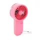 Mini-ventilator portabil, acumulator incorporat, roz
