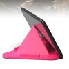 Suport birou pentru telefon, in forma de piramida, rosu