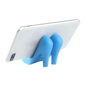 Suport universal pentru telefon, model tocuri, albastru