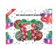 Set aranjament baloane Craciun, folie metalizata, 5 bucati