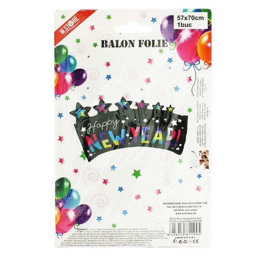 Balon „Happy New Year”, 57x70 cm