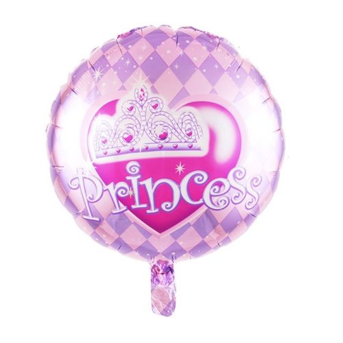 Balon din folie Princess, 45 cm, roz