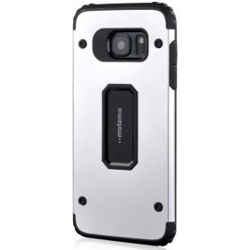   Husa de protectie Motomo Armor pentru Samsung Galaxy A7 2017, argintiu