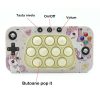 Jucarie interactiva Speed Push, joc de viteza apasare taste tip Pop-It, sunete si lumini, model unicorn
