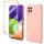 Husa Samsung Galaxy A22 4G, Luxury 360° (fata + spate), catifea in interior, protectie camere, roz pal