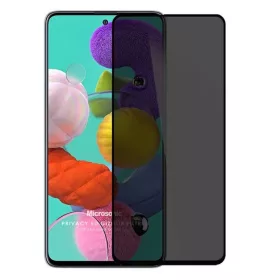   Folie de sticla Samsung Galaxy A71, Full Glue Privacy, margini negre