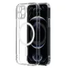 Husa de protectie pentru Apple iPhone 13 Pro Max, compatibila MagSafe, protectie camera, transparenta