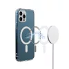 Husa de protectie pentru Apple iPhone 13 Pro Max, compatibila MagSafe, protectie camera, transparenta