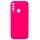 Husa Huawei P30 Lite, Luxury Silicone, catifea in interior, roz ciclam