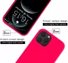 Husa Huawei P30 Lite, Luxury Silicone, catifea in interior, roz ciclam