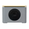 Boxa Bluetooth Lidos Stone ECO, ciment ardezie cu blat din bambus, 5W