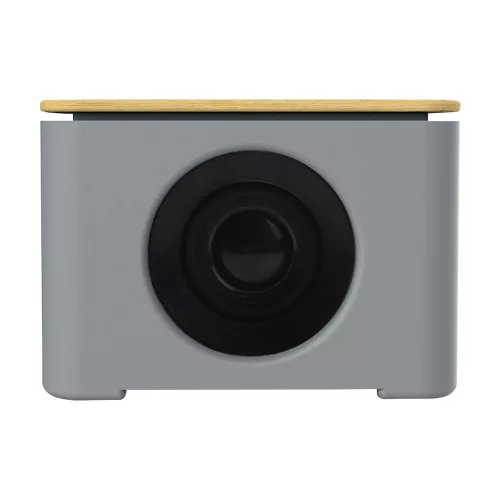 Boxa Bluetooth Lidos Stone ECO, ciment ardezie cu blat din bambus, 5W