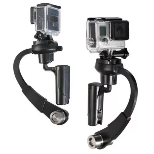 Gimbal / suport stabilizator universal manual pentru camere GoPro/Xiaomi/Elecam/SJCAM), rosu