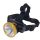 Lanterna LED de cap, 30W, acumulator intern, incarcator 220V inclus, negru/galben