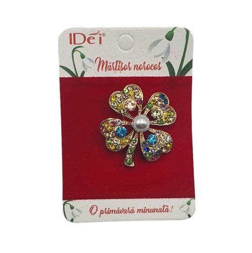 Martisor brosa metalica, model 3