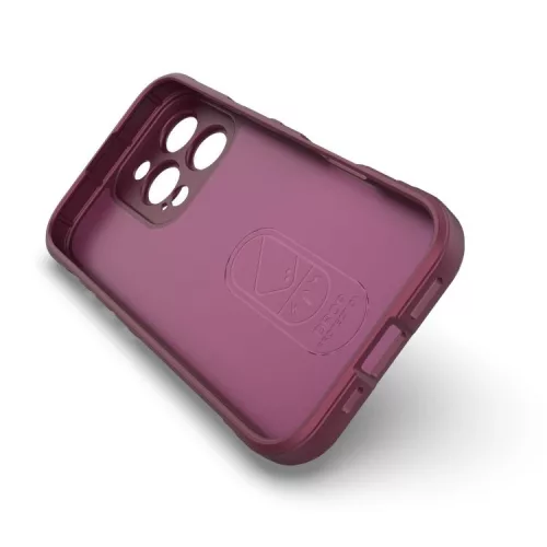 Husa Apple iPhone 15 Pro, Wave Silicone, protectie camera, catifea in interior, light purple