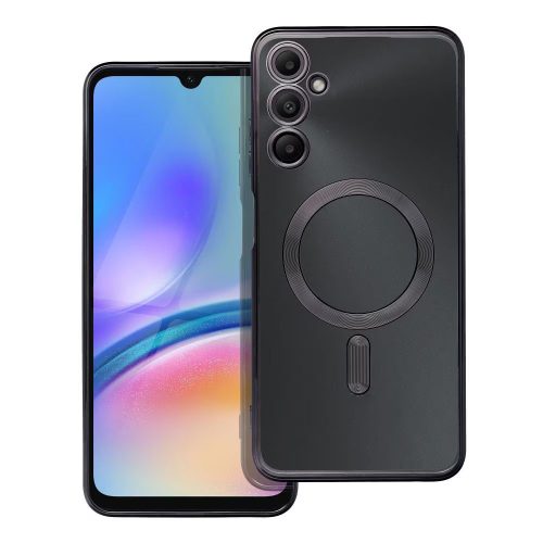 Husa Samsung Galaxy A16, Metallic Magsafe TPU, protectie camera, negru metalic