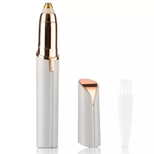 Epilator sprancene portabil, cu LED, white/gold