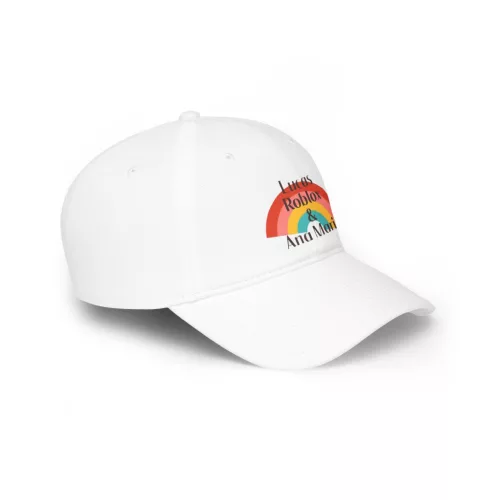Sapca alba personalizata logo Ana si Lucas