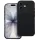 Husa Apple iPhone 17, Luxury Silicone, catifea in interior, protectie camere, neagra