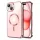 Husa Apple iPhone 14 Pro, Magsafe Electroplating TPU, protectie camera, margini rose gold