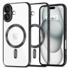 Husa Apple iPhone 14, Magsafe Electroplating TPU, protectie camera, margini negre
