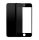 Folie protectie PET (plastic) pentru Apple iPhone 6/6S, acoperire inclusiv margini, neagra