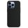Husa Apple iPhone 13 Pro, Luxury Silicone, catifea in interior, neagra