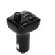 Modulator FM Bluetooth M24, incarcator auto 2 porturi USB + 1 port PD 18W, 5V/3.1A, ecran LED, negru