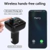 Modulator FM Bluetooth M24, incarcator auto 2 porturi USB + 1 port PD 18W, 5V/3.1A, ecran LED, negru