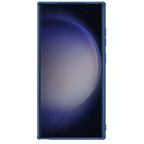 Husa protectie Samsung Galaxy S24 Ultra, Nillkin Frosted Series, PVC, Blue