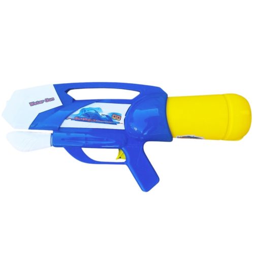 Jucarie pistol cu apa XXL, 47 cm, plastic, alb/albastru/galben