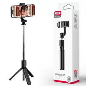   Selfie Stick XO SS09, functie trepied, brat telescopic, bluetooth, negru