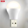 Mini bec XO Y1, conectare USB-A, 45 x 25 mm, 1W, lumina rece