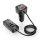 Modulator FM XO BCC13, 2 x USB-C, 3 x USB-A. 3.1A, cablu 1.5 metri, negru