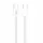 Cablu de date si incarcare XO NB-Q260A, Type-C to Type-C, PD60W/3A, 1 metru, impletit, alb