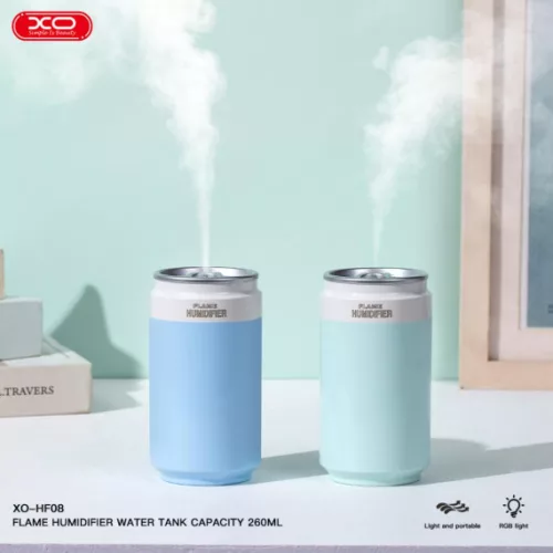 Umidificator casa/auto XO HF08, aspect doza suc, 260 ml, gri