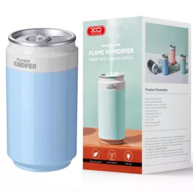   Umidificator casa/auto XO HF08, aspect doza suc, 260 ml, albastru