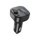 Modulator FM XO BCC18, 1 x USB-C, 1 x USB-A, BT 5.3, 5V, 3.1A, mp3, negru
