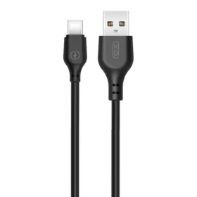   Cablu de date si incarcare XO NB103, USB to Type C, 2 metri, 2.1A, negru