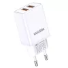 Incarcator casa KAKUSIGA KSC-787,  18W, 2.4A, 2 x USB-A, alb